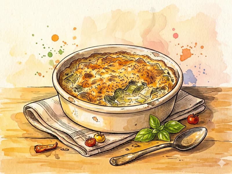 Gratin de poireaux